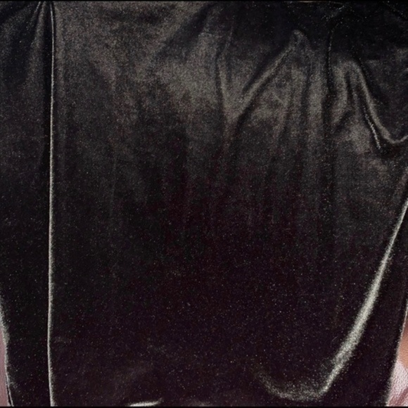 PINK Victoria Secret Black Velvet T Shirt Medium - Picture 7 of 7